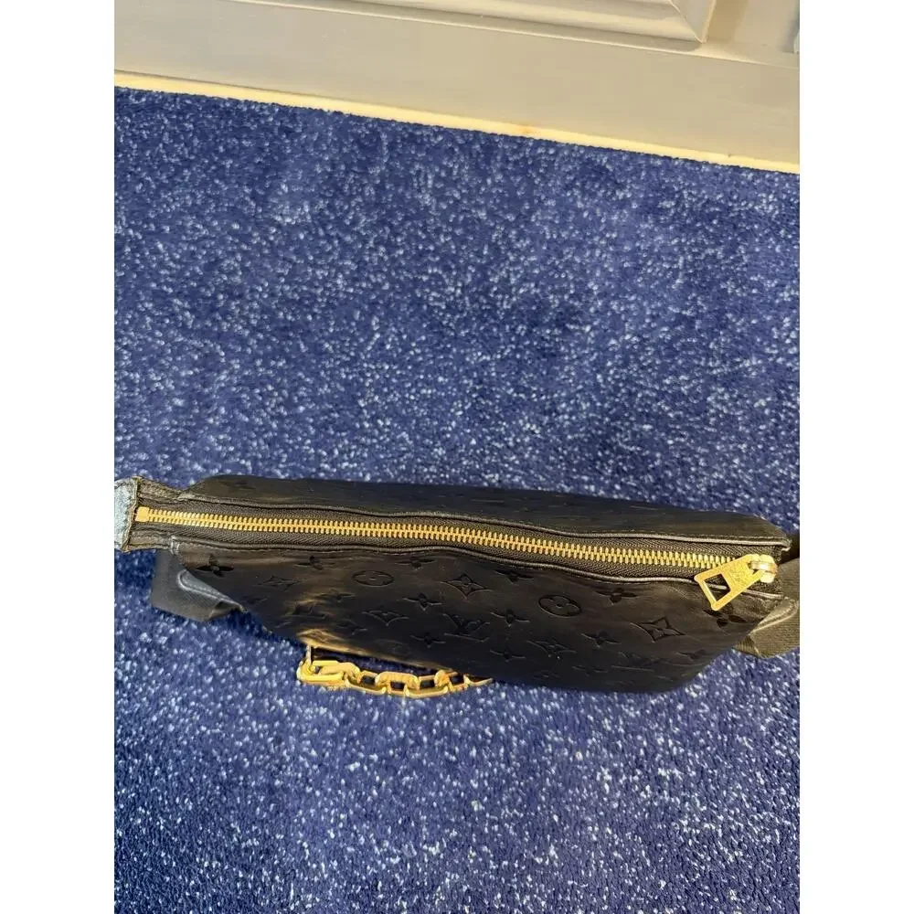 Louis Vuitton Coussin PM Lambskin Small Black Empreinte Monogram Leather France